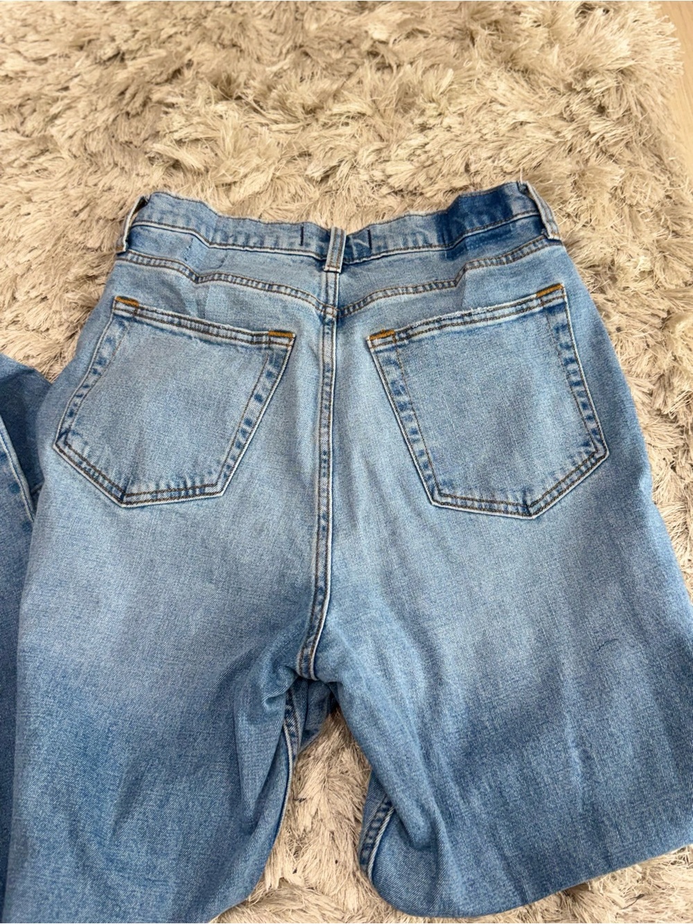 Abercrombie & Fitch Light Blue High-Rise Jeans